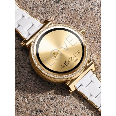 sofie smartwatch michael kors ivory|Michael Kors access sofie smartwatch.